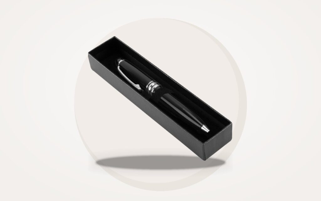 Pluma ejecutiva en estuche de regalo