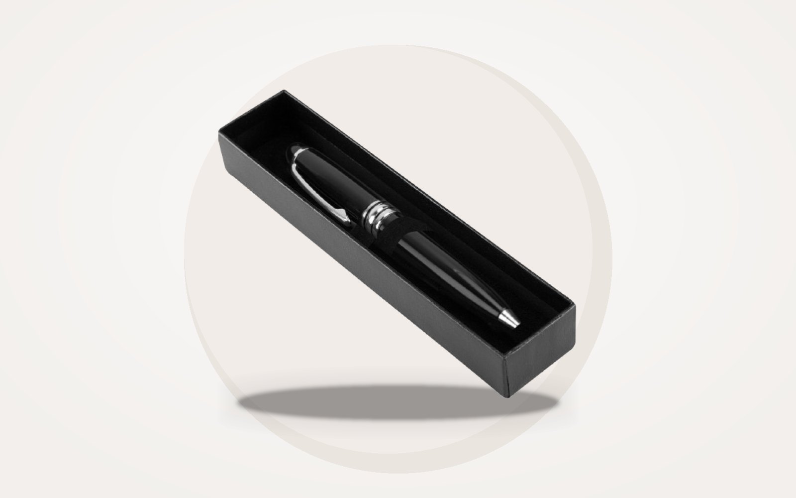 Pluma ejecutiva en estuche de regalo